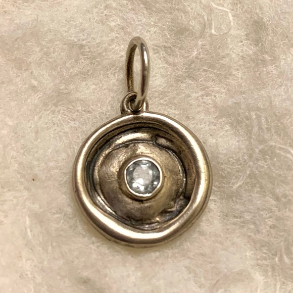 Waxing Poetic March Birthstone Charm - Picture 5 of 8